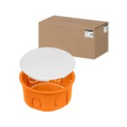 Распаячная коробка СП D80х40мм, крышка, IP20,