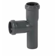 Тройник 32 87 град, канализационный