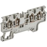 ARMAFIX Клемма пружинная CX2.5-4 2,5мм2 четырехконтактная серая IEK