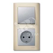 M-ARC Рамка 2 поста песочная