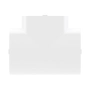 Угол плоский Т-образный 90х50 мм с разделителем IN-Liner FRONT