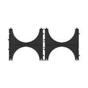 Держатель расстояния (кластер) 110мм для двустенныx труб двойной