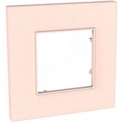 UNICA QUADRO Рамка 1 пост розовый жемчуг