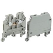 Клемма ЗНИ-2.5 мм.кв. серая без маркировки