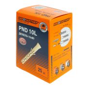 Дюбель распорный 10х80 нейлон удлиненный (25 шт)