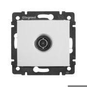 Розетка TV тип звезда белый VALENA