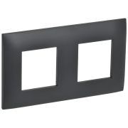 SKANDY Рамка 2-местная SK-F02T титан IEK