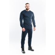 Бельё нательное термостойкое мужское (фуфайка+кальсоны) для защиты от термических рисков электрической дуги 12 кал/см2 БНТм 616W цвет темно-синий, р. 104-108/170-176