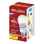 Лампа светодиодная LED A60 Е27 12W 12-48вольт 4000К