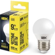 Лампа светодиодная G45 шар 9Вт 230В 6500К E27