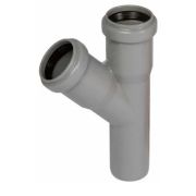 Тройник 32 45 град, канализационный