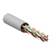 Витая пара TERACOM PRO 5E U/UTP 4 пары solid 24AWG LSZH нг(А)-HF серый 305м