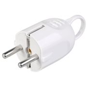 Евровилка угловая с ушком белая 16 А