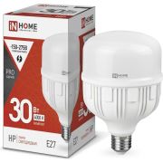 Лампа светодиодная LED-HP-PRO 30Вт 230В Е27 4000К 2850Лм IN HOME