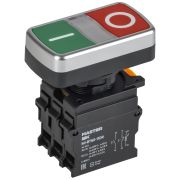 Кнопка I-O с подсветкой d=22мм 1NO+1NC MASTER