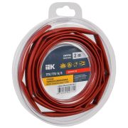 Трубка термоусадочная ТТУ нг-LS 6/3 красная (2м/упак) IEK