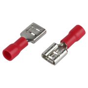 Разъем плоский NO-225-34 РпИм 1.25-250 изолированный «розетка» (упаковка 10 штук)