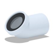 Труба фановая АНИ 110x45 градусов