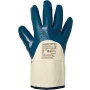 Перчатки защитные на х/б основе с частичным нитриловым покрытием с крагой ArmProtect NIT001 р.10