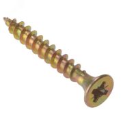 Саморез универсальный 3.0х16 потайная голова желтый цинк