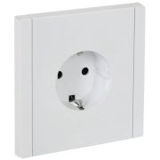 FORTE&PIANO Розетка 1-местная с заземлением без защитных шторок винтовое крепление 16А FP216 белый IEK