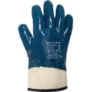 Перчатки защитные на х/б основе с полным нитриловым покрытием с крагой ArmProtect NIT002 р.10