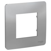 Рамка UNICA STUDIO однопостовая алюминий