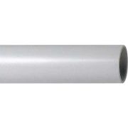 Труба гладкая жесткая ПВХ 16 мм легкая серая (2м)