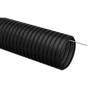 Труба гофрированная ПНД d=16мм с зондом черная (100м) IEK