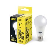 Лампа светодиодная A60 груша 7Вт 230В 4000К E27