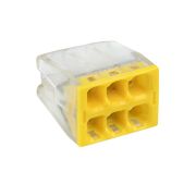 Клемма строительно-монтажная СМК 2273-246 PROxima с пастой 6 отверстий 0.5-2.5мм.кв.