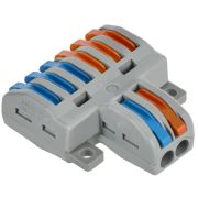 Строительно-монтажная клемма СМК 222-4126 проходная разветвительная (50шт/упак) IEK