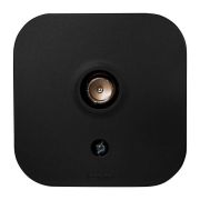 Розетка для открытой установки TV тип звезда черный матовый QUTEO