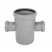 Крестовина 110х50х50 87 град одноплоскостная, канализационная