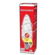 Лампа энергосберегающая КЛЛ 13/827 E14 D36х111 спираль ЭКОНОМКА