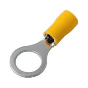 Наконечник кольцевой изолир  10.5 мм 4-6 кв мм (НКи 6.0-10 НКи5,5-10) желтый, REXANT