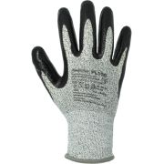 Перчатки трикотажные антипорезные из материала HPPE с частичным покрытием из нитрила ArmProtect PL100 р.11