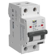 Выключатель автоматический дифференциального тока B10N 2P C32 30мА тип AC