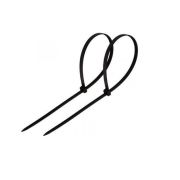 Хомут-стяжка кабельная нейлоновая 150x3,6 мм, черная, 100 шт