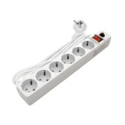 Фильтр сетевой ПВС 3х0.75 белый 3м