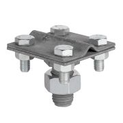 Зажим прута на штыре пластина 56х56 мм HZ PROxima