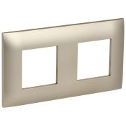 SKANDY Рамка 2-местная SK-F02Sh шампань IEK