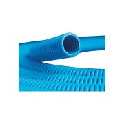 Труба гофрированная ППЛ 32 мм с протяжкой легкая синяя (25м )