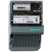 Счетчик электроэнергии Меркурий 230 АМ-00 трехфазный однотарифный, 57,5, класс точности 0.5S, Щ, ЭМОУ, импульсный выход
