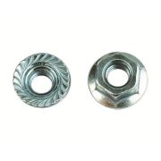 Гайка DIN 6923 М8 насечка препятствующая откручиванию (1 уп.-100 шт.)