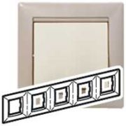 VALENA Рамка 5 постов горизонтальная кантри