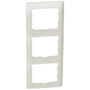 Galea Life Рамка 3 поста вертикальная жемчужный