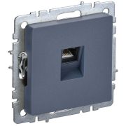 BRITE Розетка компьютерная RJ45 кат.5E РК10-БрМ маренго