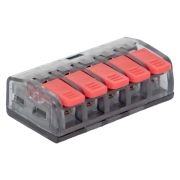 Клемма СМК 221-415 5 отверстий 0.2-4.0 мм2  PROxima