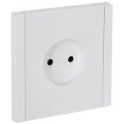 FORTE&PIANO Розетка 1-местная без заземления без защитных шторок винтовое крепление 10А FP218 белый IEK
